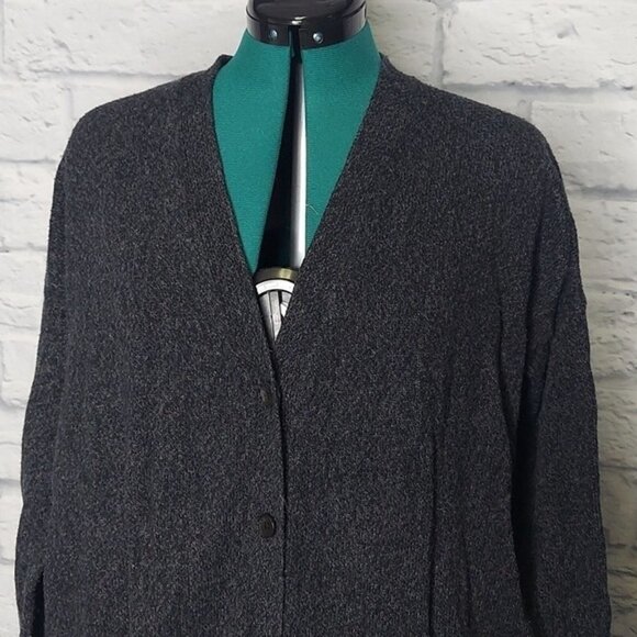 MADEWELL Women's Gray knit button front cardigan Sz S - Picture 3 of 6